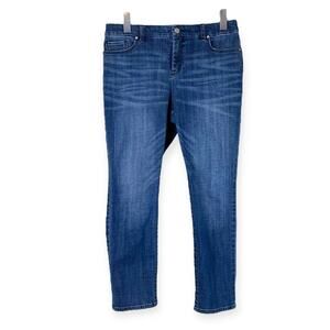 Chicos Jeans So Slimming Girlfriend Slim Ankle High Rise Size 1P - Women's 8P